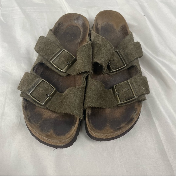 Birkenstocks Arizona Slide-On Sandals Womens Size 5/5.5 Casual Comfort - Picture 3 of 13